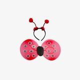 Ladybird Wings and Boppers Headband Set